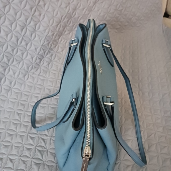 Kate Spade Monet blue pebbled leather shoulders bag - Picture 10 of 15